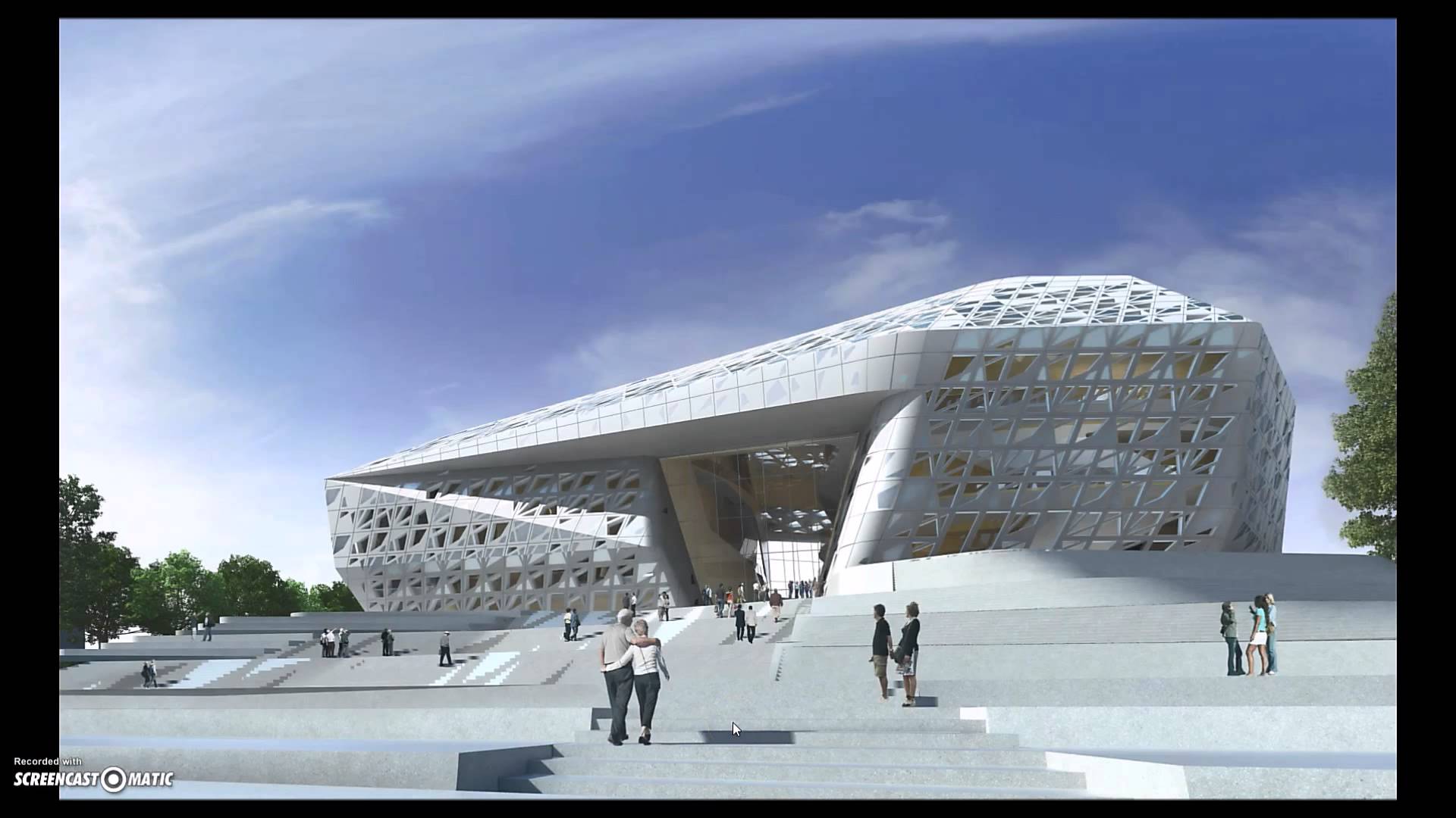Parametric Revit Modeling – Beethoven Concert Hall designed by Zaha Hadid